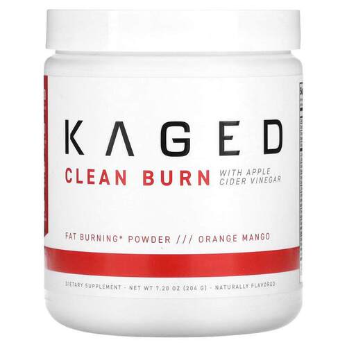Kaged,含苹果醋的 Clean Burn，橙子芒果味，7.2 盎司（204 克）