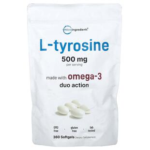 Micro Ingredients,L-Tyrosine, 360 Softgels