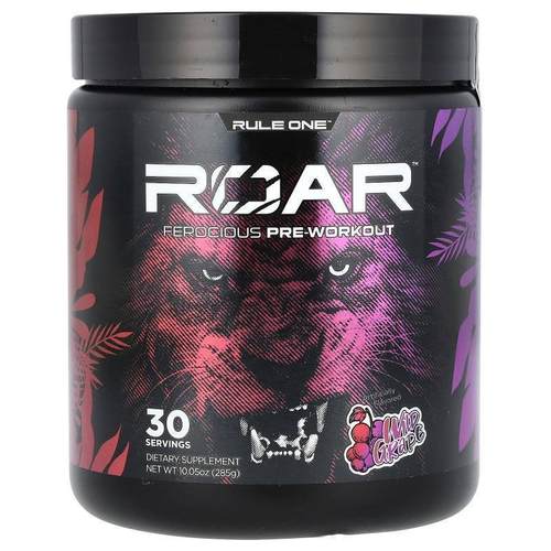 Rule One Proteins,Roar, Ferocious Pre-Workout, Wild Grape, 1