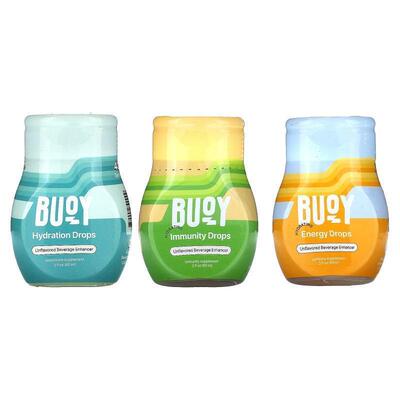 Buoy Hydration,Drops Daily Wellness Bundle, Unflavored
