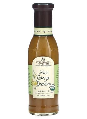 Stonewall Kitchen,Organic Miso Ginger Dressing, 11 fl oz (33