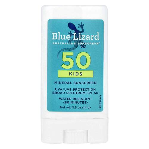 Blue Lizard Australian Sunscreen儿童矿物质抗晒棒SPF 50+