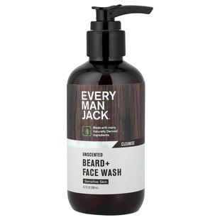 Beard Face Unscented Man Skin Jack Sensitive Every Wash