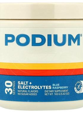 Podium Nutrition,Salt + Electrolytes, Blue Raspberry, 5.82 o