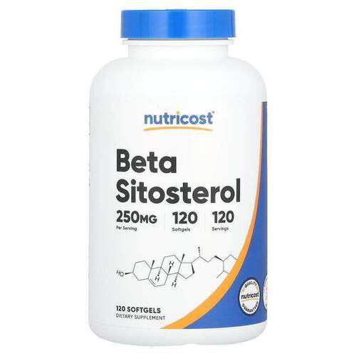 Nutricost,Beta Sitosterol, 250 mg, 120 Softgels