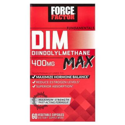 Force Factor,Fundamentals, Diindolylmethane Max, 400 mg, 60