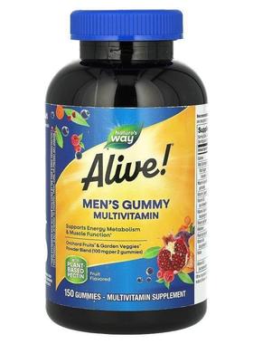 然萃维,Alive! 男性多維生素軟糖水果口味130 粒