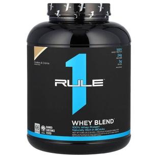 Rule One Proteins乳清混合物，蛋白粉饮料混合物，淡盐焦糖，1.9