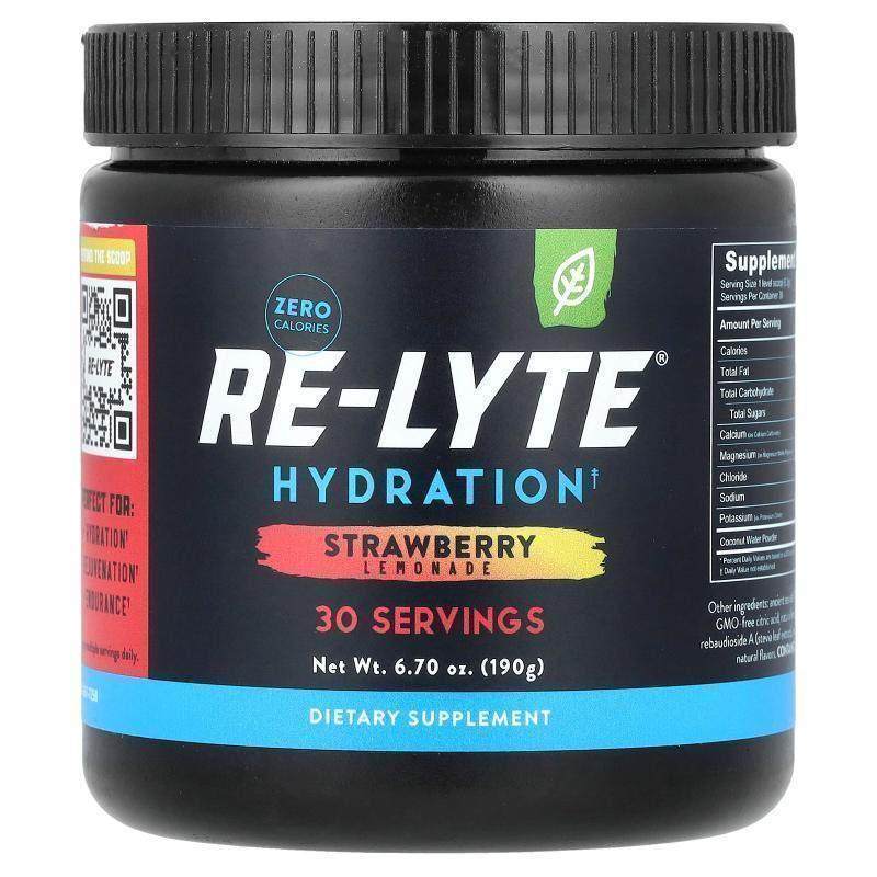 Redmond Trading CompanyRe-Lyte® 补水草莓柠檬电解质水健身搭档,保健食品/膳食营养补充食品,海外保健体重管理,淘宝优惠券,粉丝福利购,淘宝优惠卷