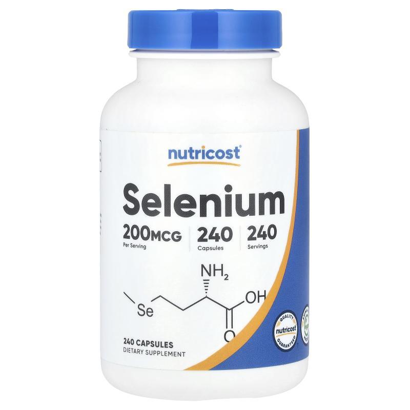 Nutricost,Selenium, 200 mcg, 240 Capsules