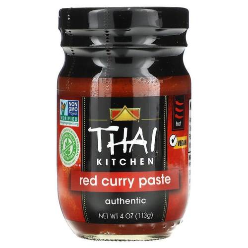 Thai Kitchen,Red Curry Paste, Hot, 4 oz (113 g)