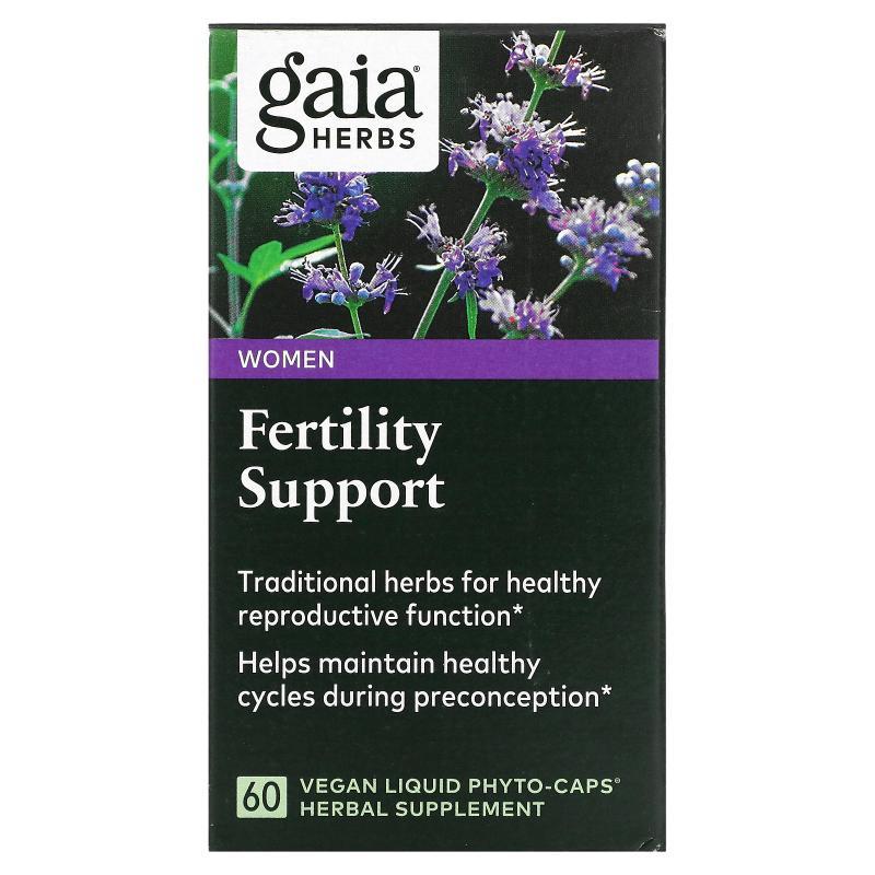 Gaia Herbs 女性的生育能力帮助全素液体植物胶囊