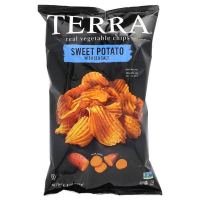 Terra,Real Vegetable Chips, Sweet Potato With Sea Salt, 6.8