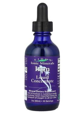 Eidon Mineral Supplements,铁，浓缩液，2 盎司（60 毫升）