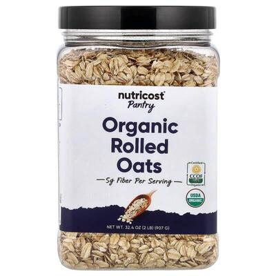 Nutricost,Pantry, Organic Rolled Oats, 32.4 oz (907 g)
