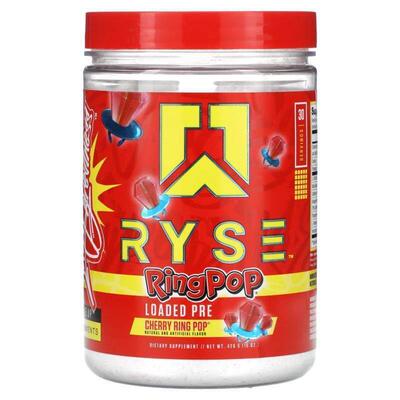 Ryse Supps,Loaded Pre，Cherry Ring Pop，15 盎司（426 克）