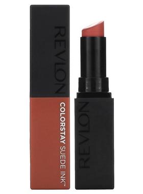 Revlon,Colorstay，麂皮墨水唇膏系列，002 No Rules，0.09 盎司2