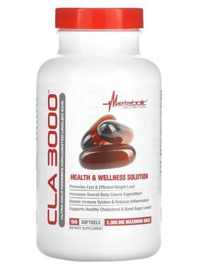 Metabolic Nutrition,CLA 3000, 1,000 mg, 90 Softgels