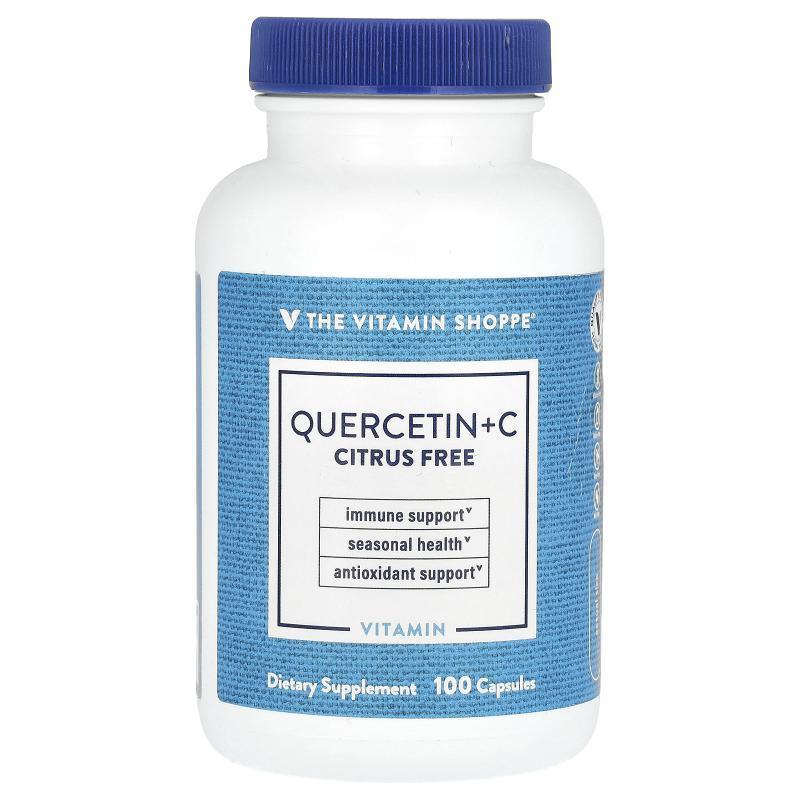 The Vitamin Shoppe,Quercetin + C, Citrus Free, 100 Capsules