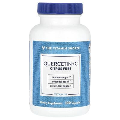 The Vitamin Shoppe,Quercetin + C, Citrus Free, 100 Capsules