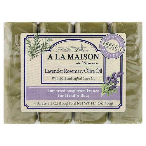 恍如家中,Hand &amp; Body Bar Soap, Lavender Rosemary Oli
