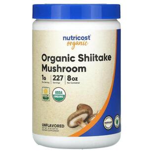 Nutricost,Organic Shiitake Mushroom Powder, Unflavored, 8 oz