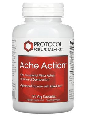 Protocol for Life Balance,Ache Action，120 粒素食胶囊