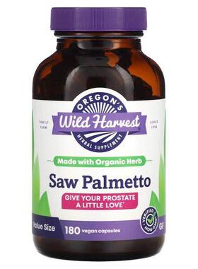 Oregons Wild Harvest,Saw Palmetto, 180 Vegan Capsules