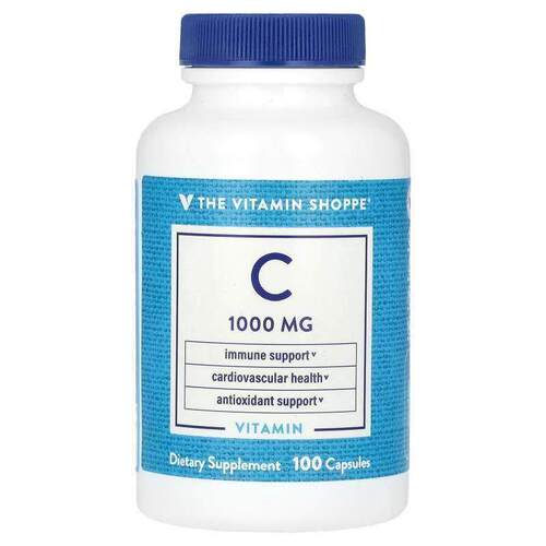 The Vitamin Shoppe,Vitamin C, 500 mg, 100 Capsules