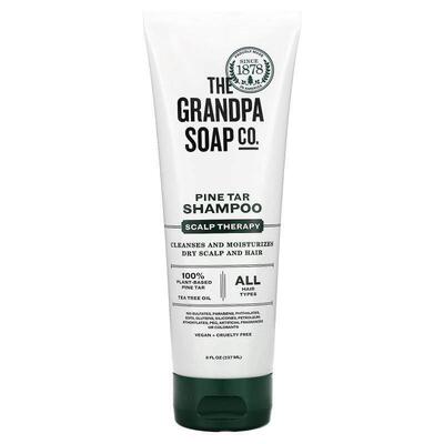 爷爷的菜园,Pine Tar Shampoo, Scalp Therapy, 8 fl oz (237 ml)