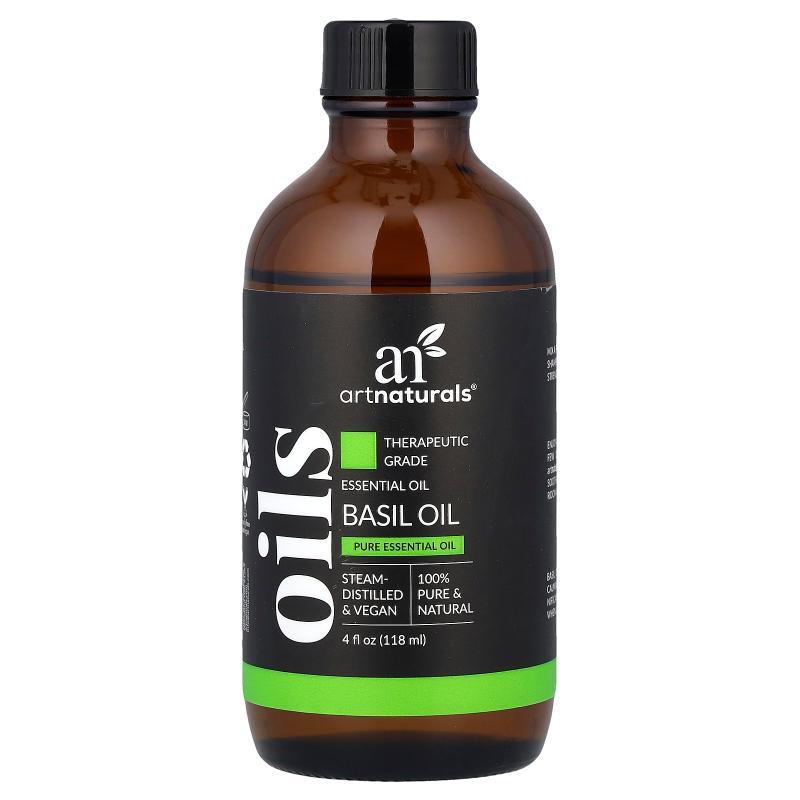 artnaturals,Essential Oil, Basil, 4 fl oz (118 ml)