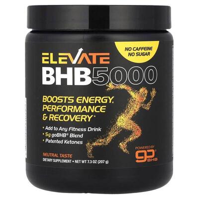 Real Ketones,Elevate BHB 5000，中性，7.3 盎司（207 克）