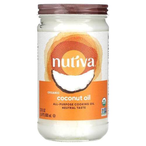 Nutiva优缇 精制椰子油 炒菜烹饪凉拌食用油