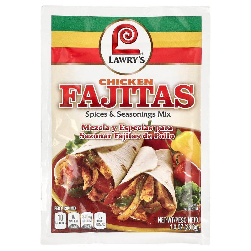 Lawry's,Chicken Fajitas Spices &amp; Seasonings Mix, 1 o