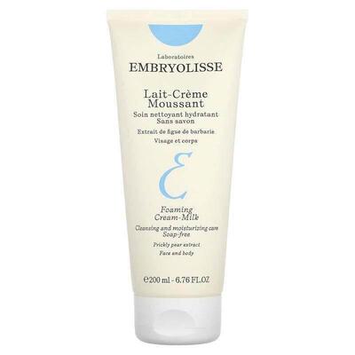 Embryolisse,Foaming Cream-Milk Cleansers, 6.76 fl oz (200 ml