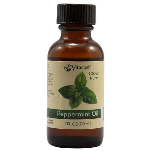 Vitacost,Essential Oils 100% Pure Peppermint, 1 fl oz