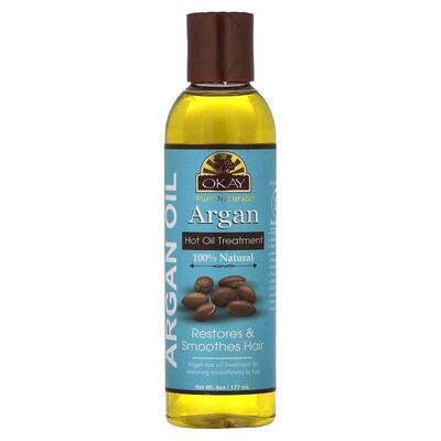Okay Pure Naturals,Argan Hot Oil Treatment, 6 oz (177 ml)