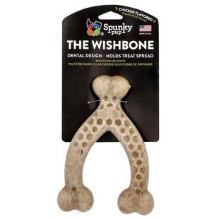 Spunky Pup,The Wishbone, Chew Toy, Large, Chicken, 1 Toy