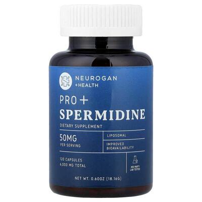 Neurogan Health,Pro+ Spermidine, 120 Capsules, 0.6 oz (18.16