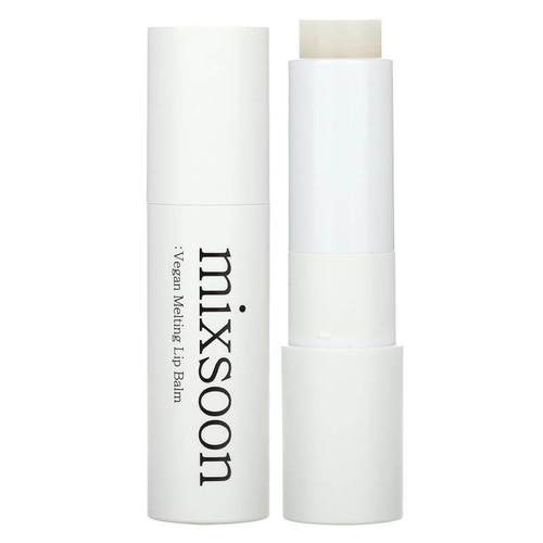 MIxsoon,Vegan Melting Lip Balm, 01 Clear, 0.14 oz (4.1 g)