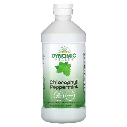 Dynamic Health,Chlorophyll, Peppermint, 16 fl oz (473 ml)