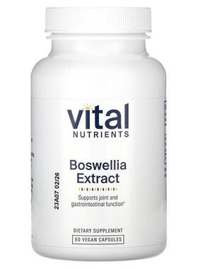 Vital Nutrients,Boswellia Extract, 90 Vegan Capsules