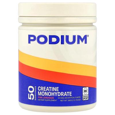 Podium Nutrition,Creatine Monohydrate, Pink Lemonade, 12.7 o