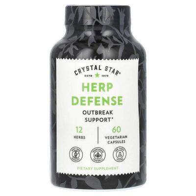 Crystal Star,Herp Defense，60 粒素食胶囊