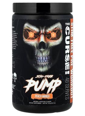 JNX Sports,Stim-Free Pump, Pre-Workout, Peach Mango, 20.2 oz