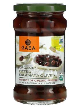 Gaea,有机去核卡拉马塔橄榄，10.2 盎司（290 克）