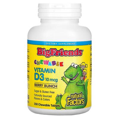 Natural Factors 大孩子，维生素 D3