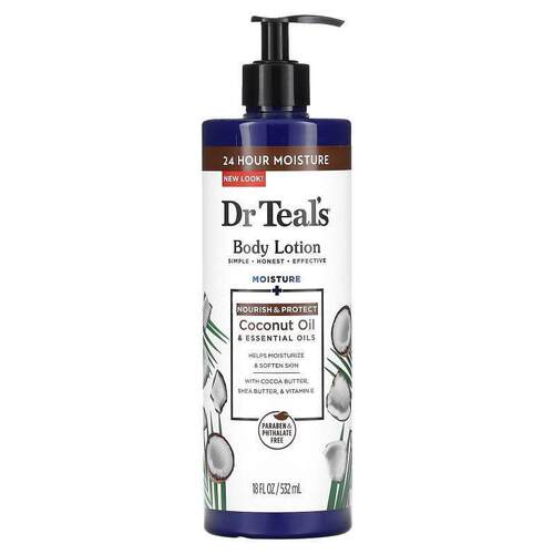 Dr. Teals,Body Lotion, Nourish &amp; Protect, Coconut Oi
