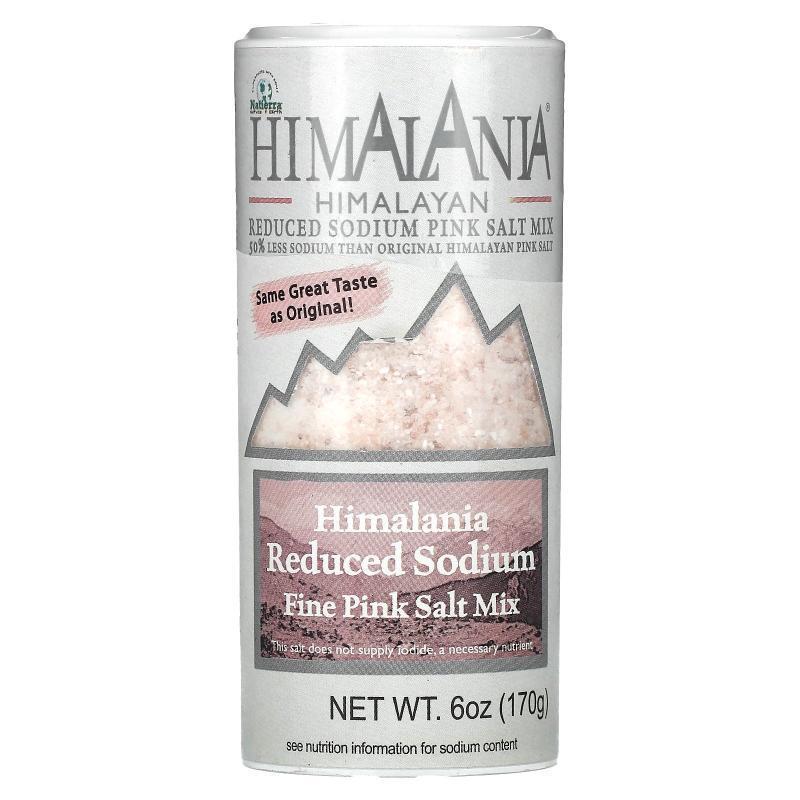 喜马拉雅,Himalayan Reduced Sodium Pink Salt Mix, 6 oz (170 g