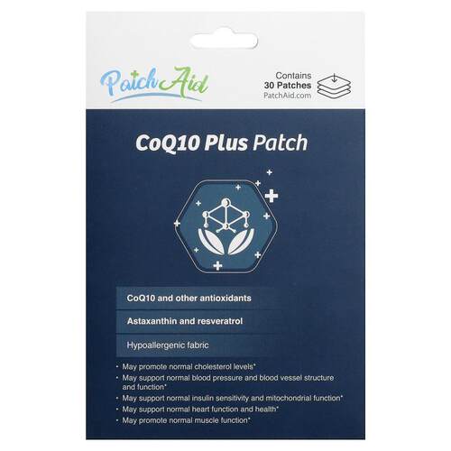 PatchAid,CoQ10 Plus Platch, 30 Patches